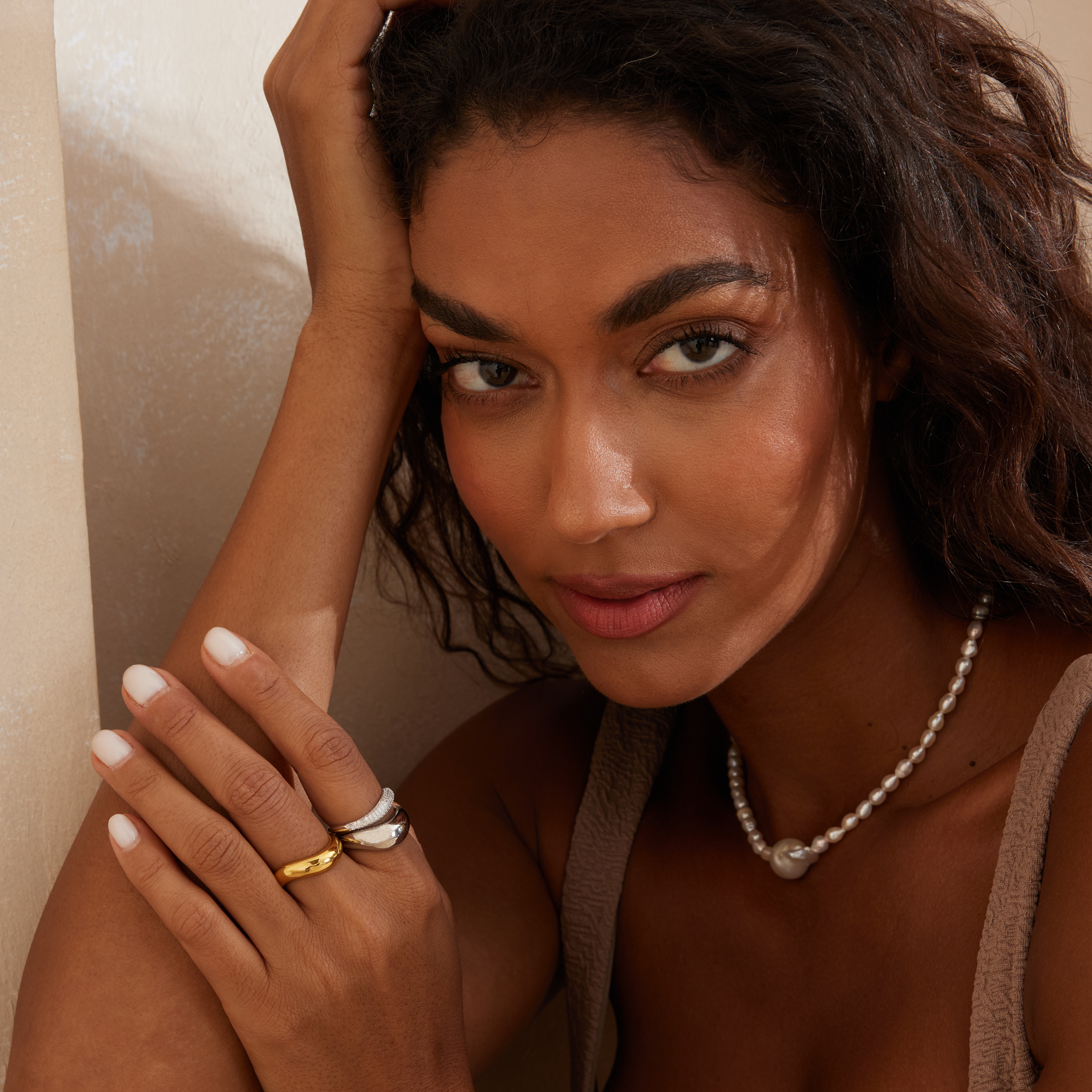 Seashore Tidal Ring - Yellow Gold