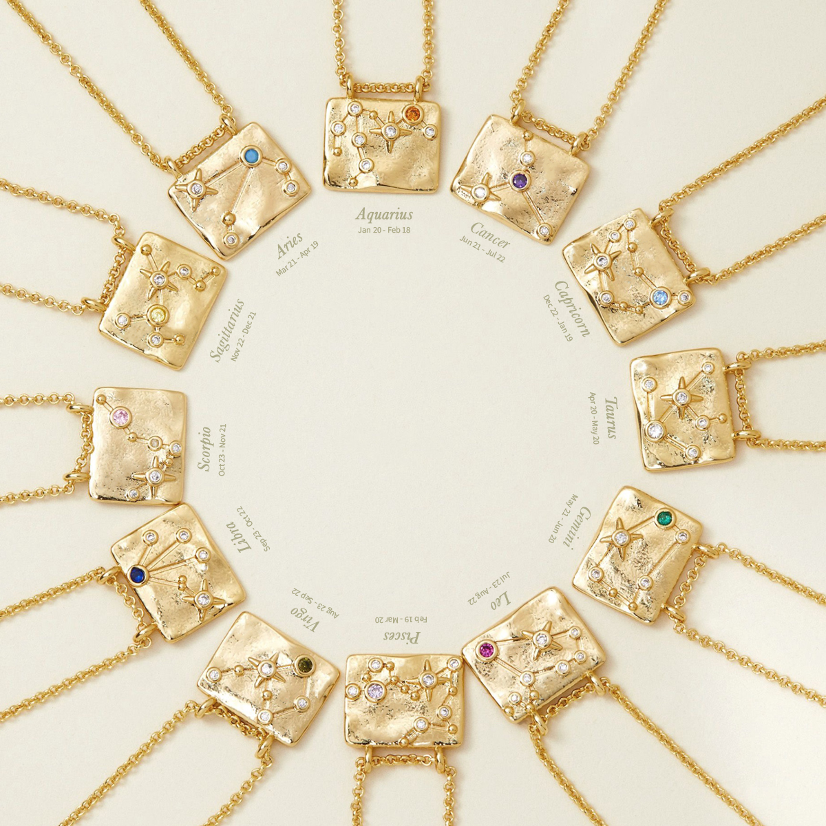 Radiant Leo Stellar Cartography Necklace