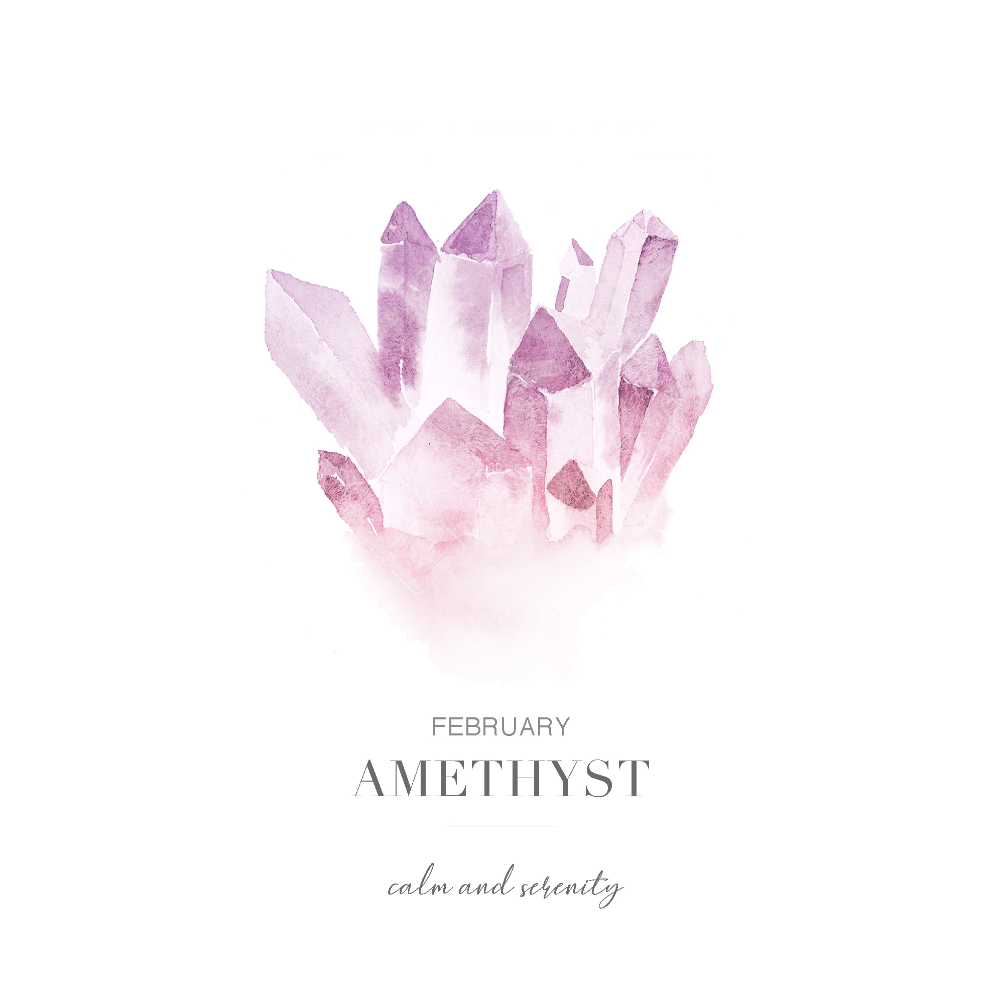 Intuition of Royalties - February Birthstone Earrings (Amethyst)