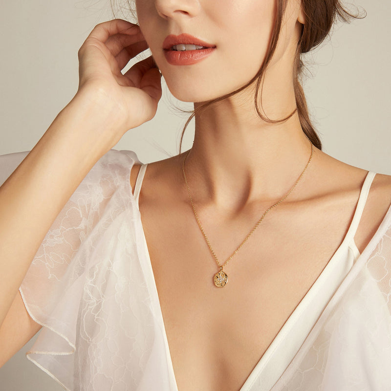 Asteria Necklace - Rose Gold