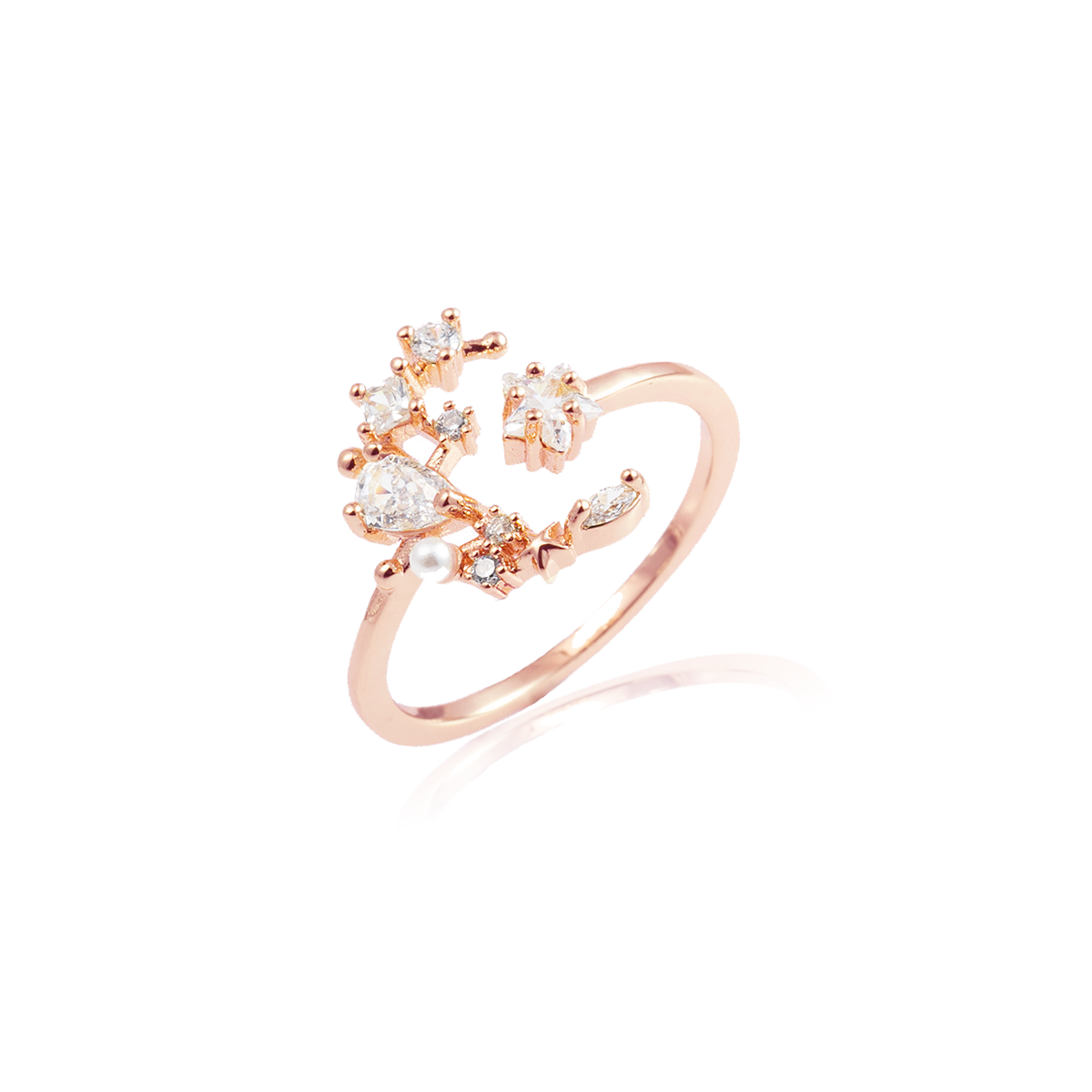 Astra Galaxy Ring - Rose Gold
