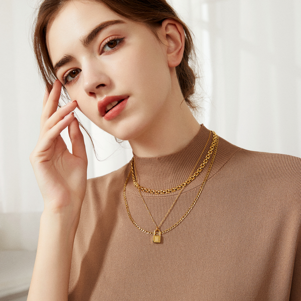 Hebe Chain Necklace - Yellow Gold