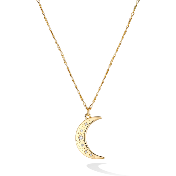Moonlit Divination Necklace - Yellow Gold