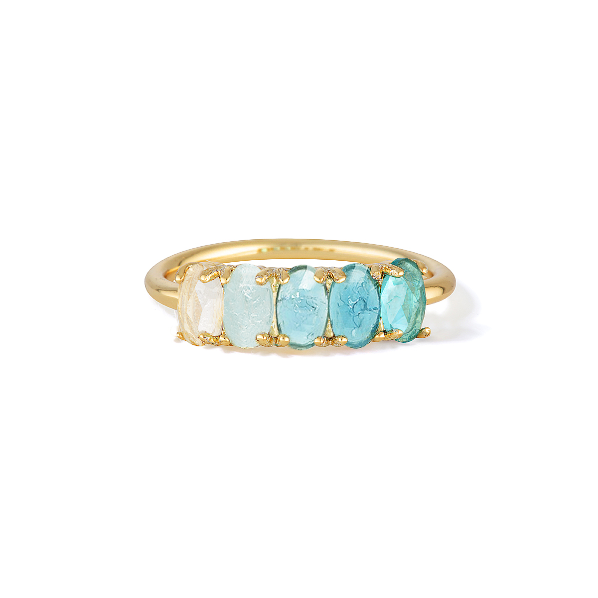 Grounding Guidance - December Birthstone Ring (Blue Zircon)