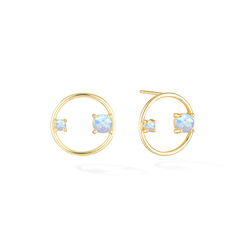 Ring of Jewels Earrings - Yellow Gold