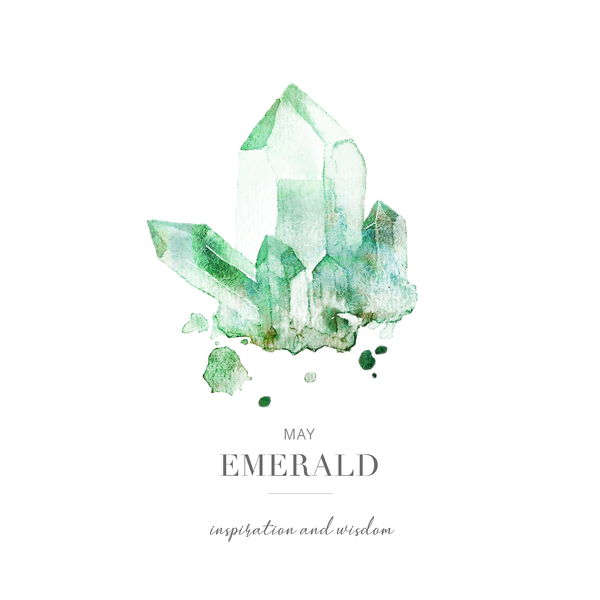 Heart of Wisdom - May Birthstone Ring (Emerald)