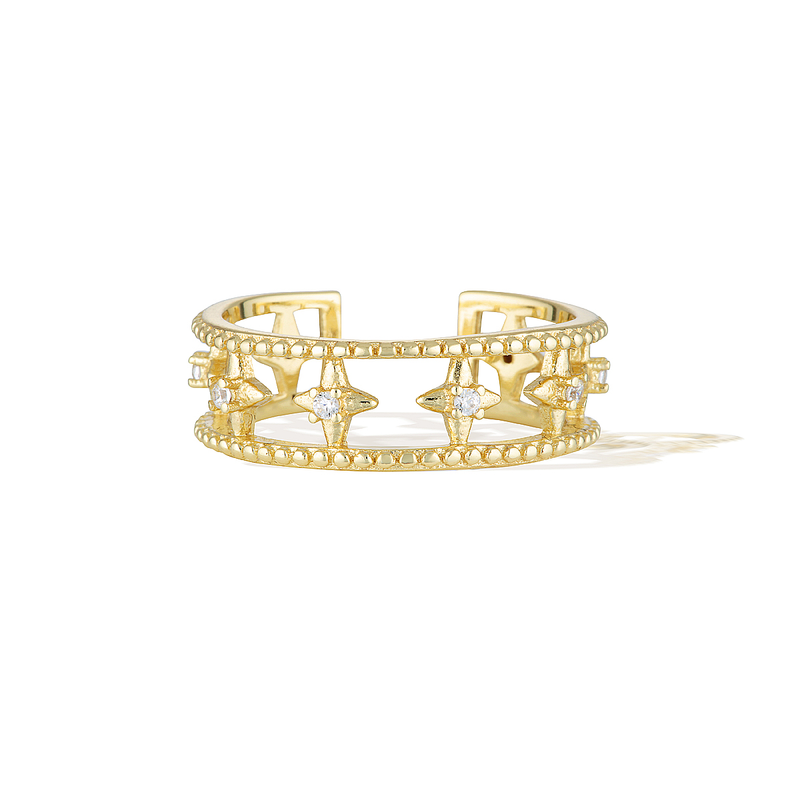 Star Crossed Ring - Yellow Gold
