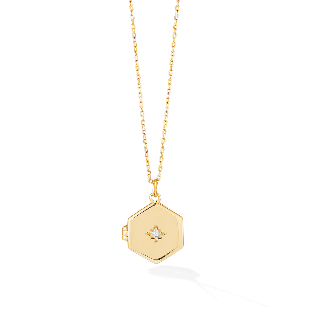 Hexagon pendant deals