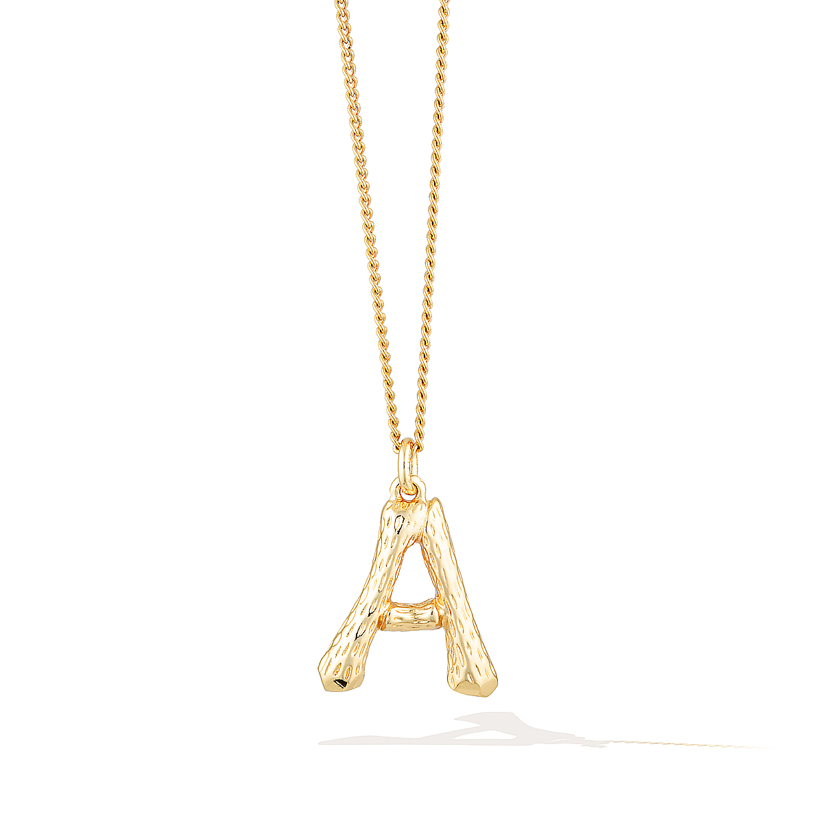 Bamboo Initial Necklace