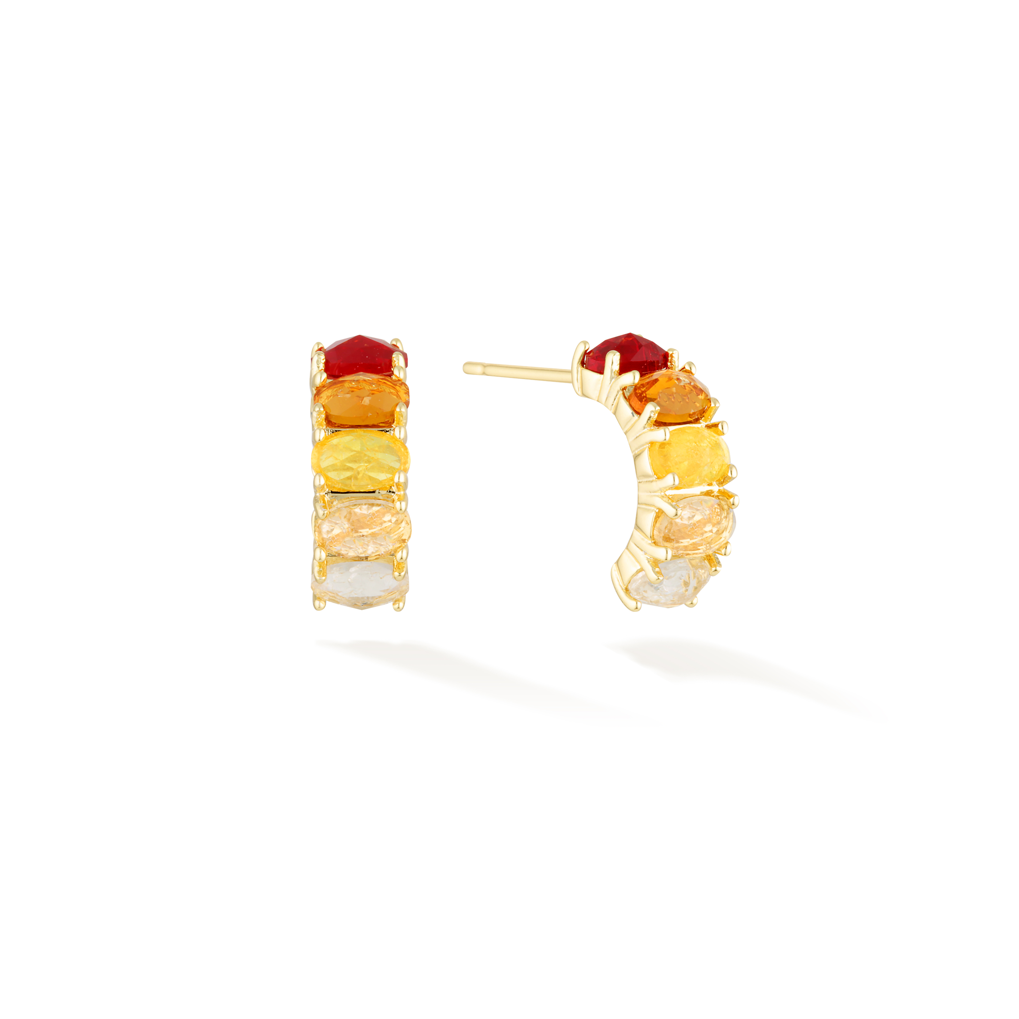 Curative Fire - January Birthstone Earrings (Garnet)