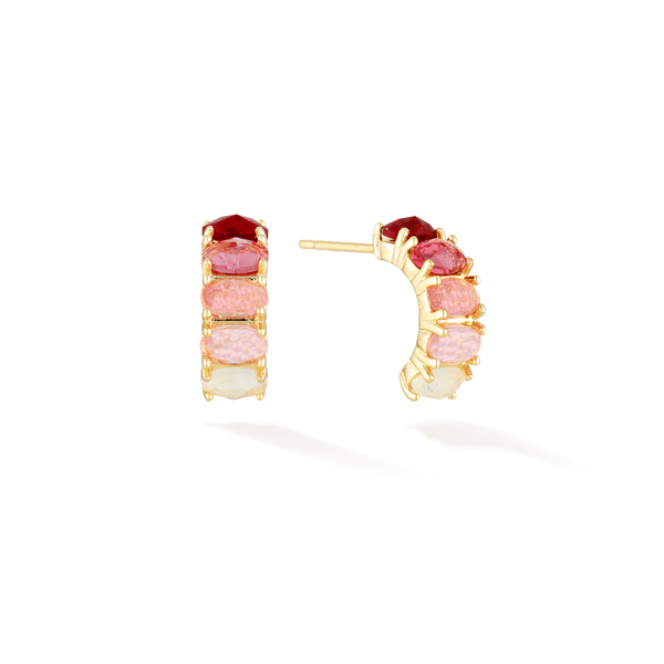 Passion of Life - July Birthstone Earrings (Ruby)