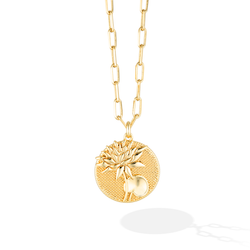 July Birthflower Necklace - Lily Lotus