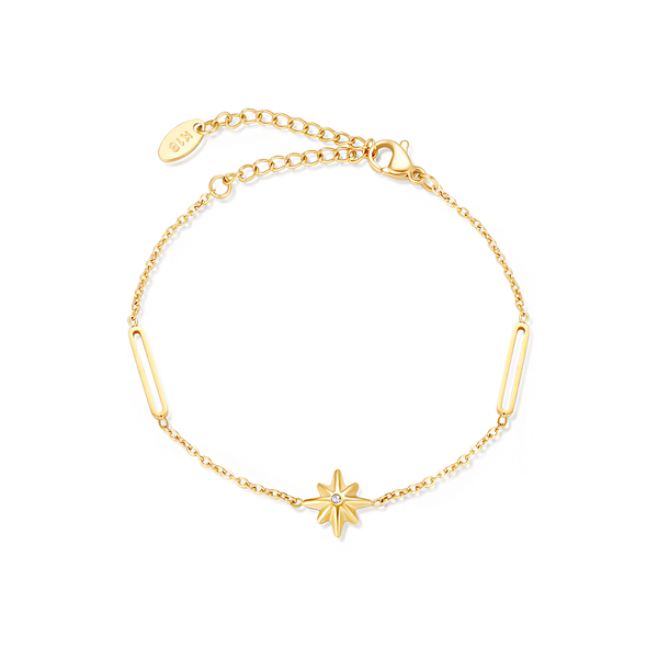 Starlight Chain Bracelet - Yellow Gold