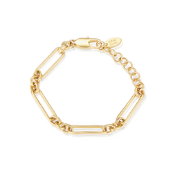 Athena Link Bracelet - Yellow Gold