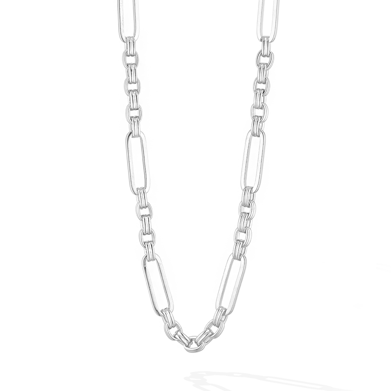 Athena Link Necklace - Silver