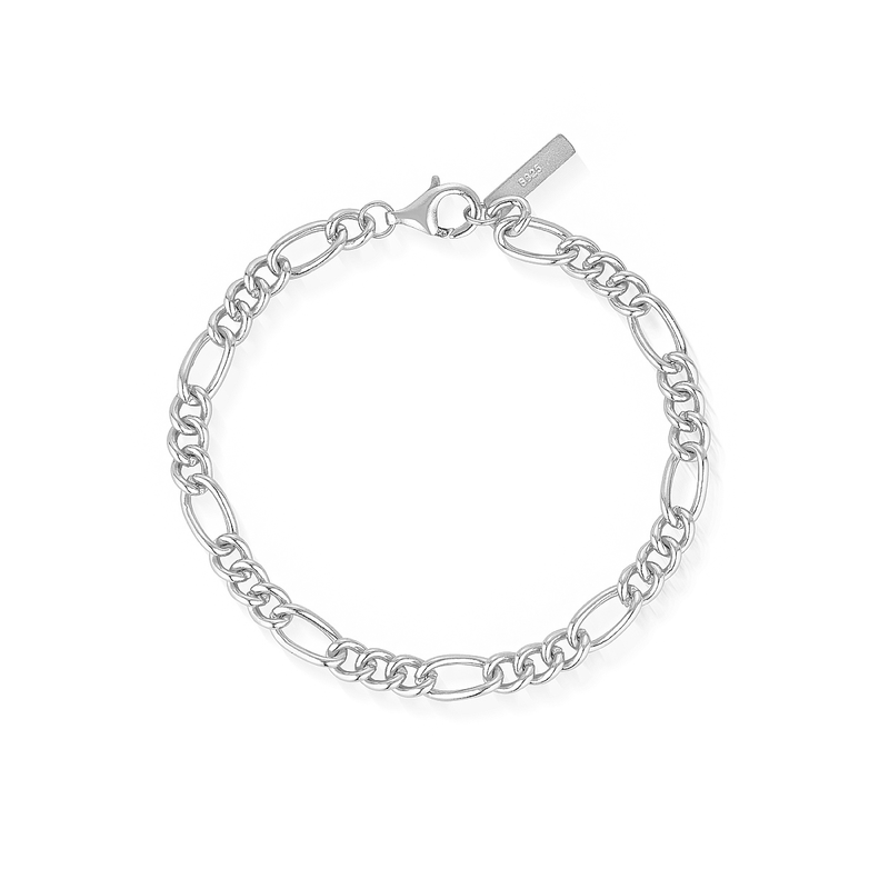 Calabasas Oval Link Bracelet - Silver