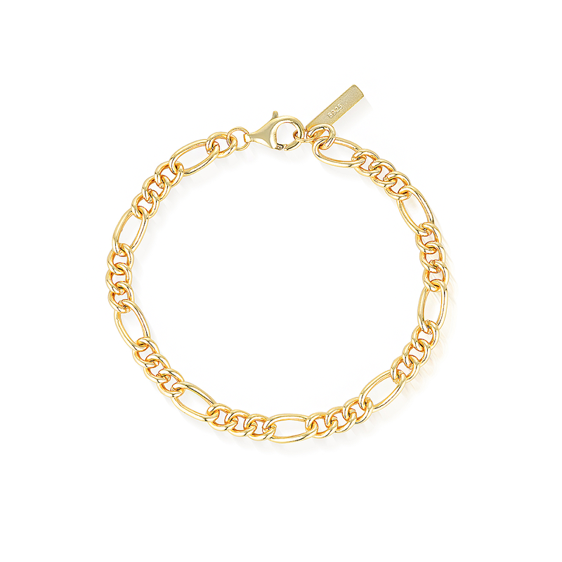 Calabasas Oval Link Bracelet - Yellow Gold