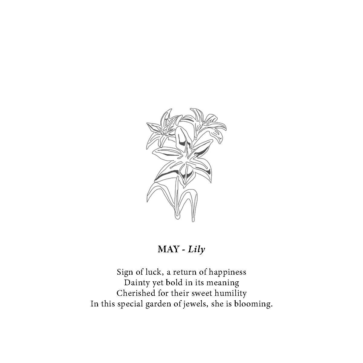 May Birthflower Earrings - Lily of the Valley