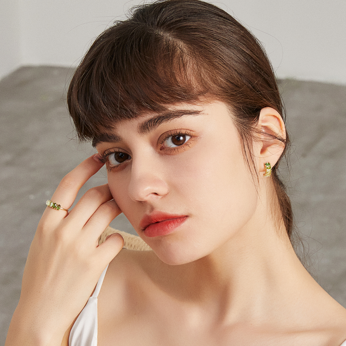 Wellbeing of the Spirit - August Birthstone Earrings (Peridot)