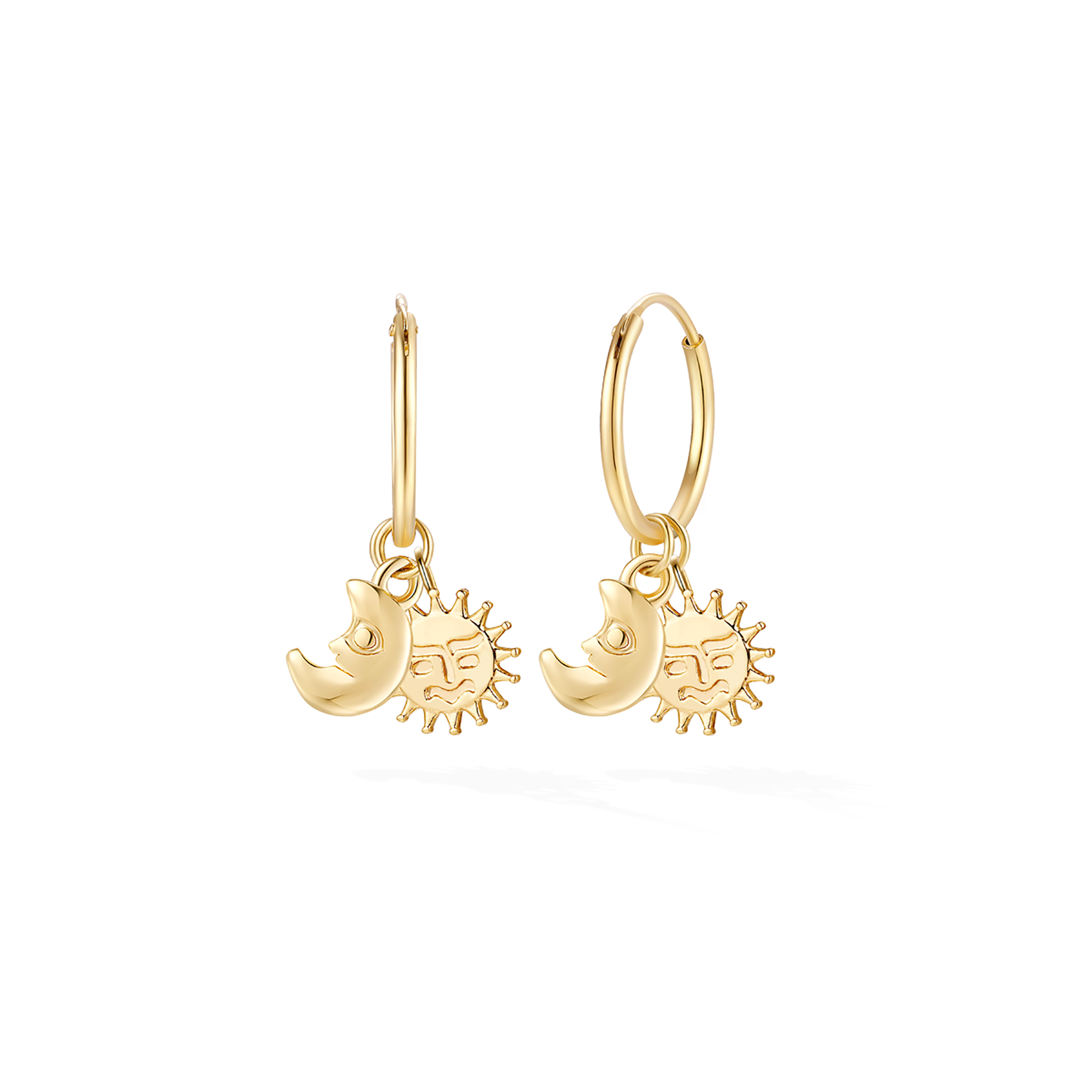 Selenelion Huggies - Yellow Gold