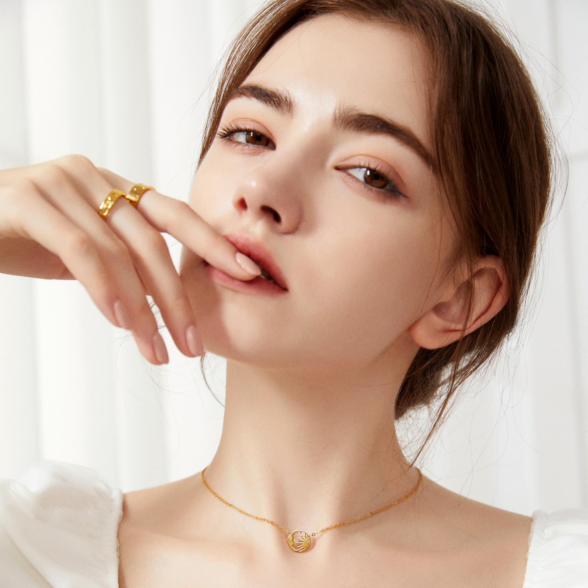 Selenelion Necklace - Silver