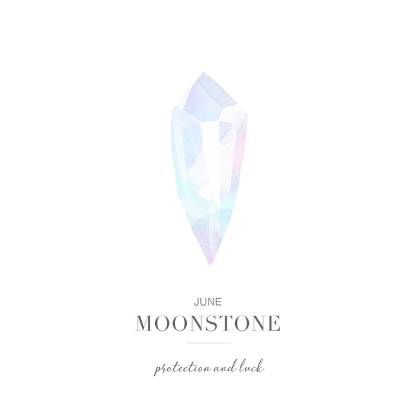 Soul Protection - June Birthstone Earrings (Moonstone)