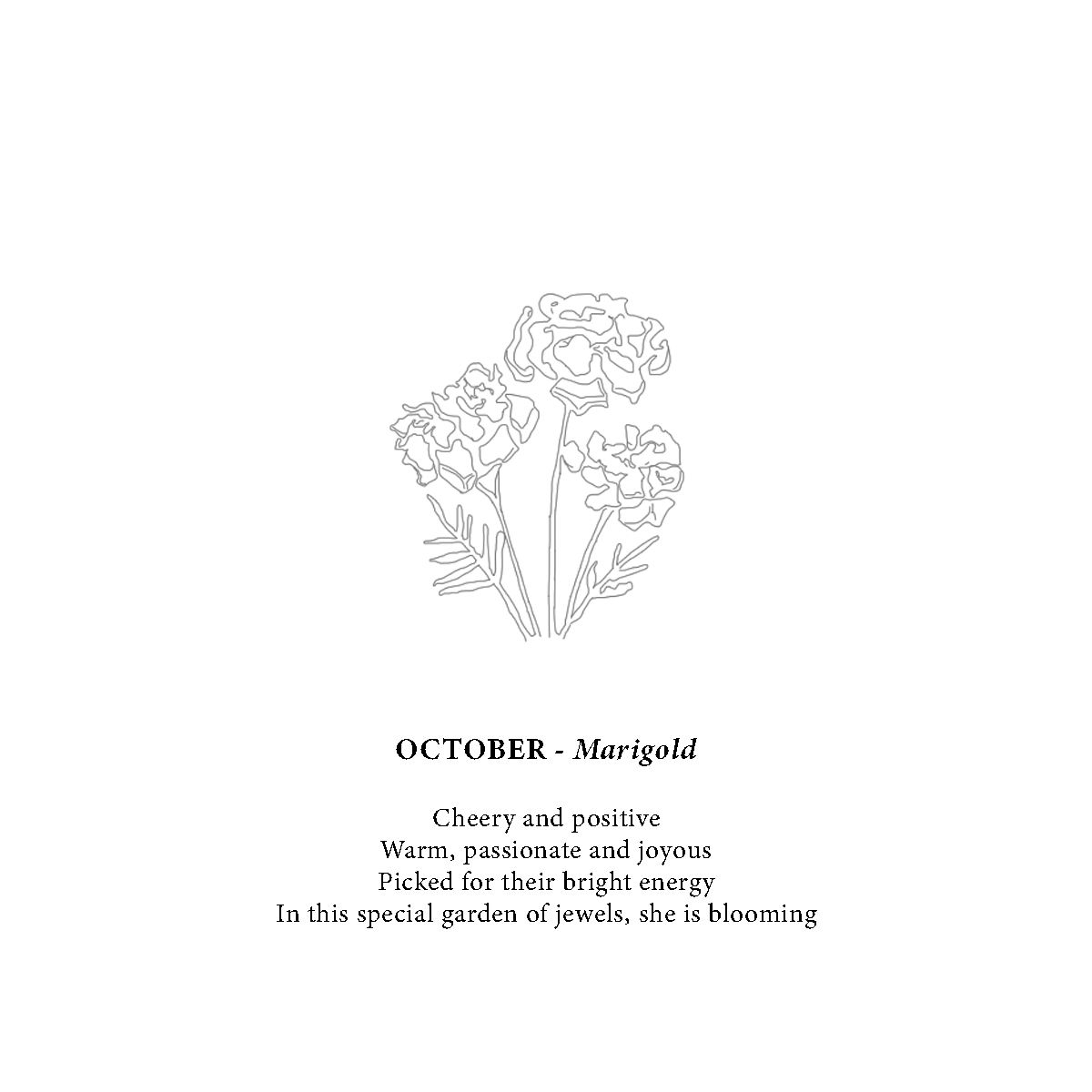 October Birthflower Earrings - Merry Marigold