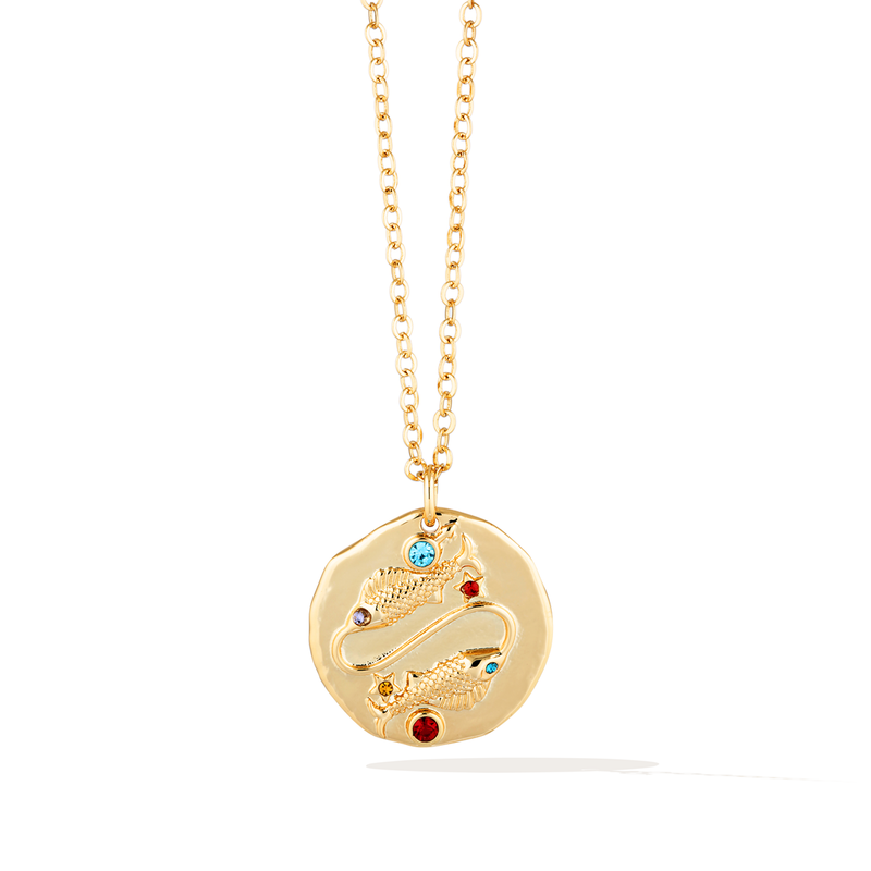 Pisces zodiac online necklace