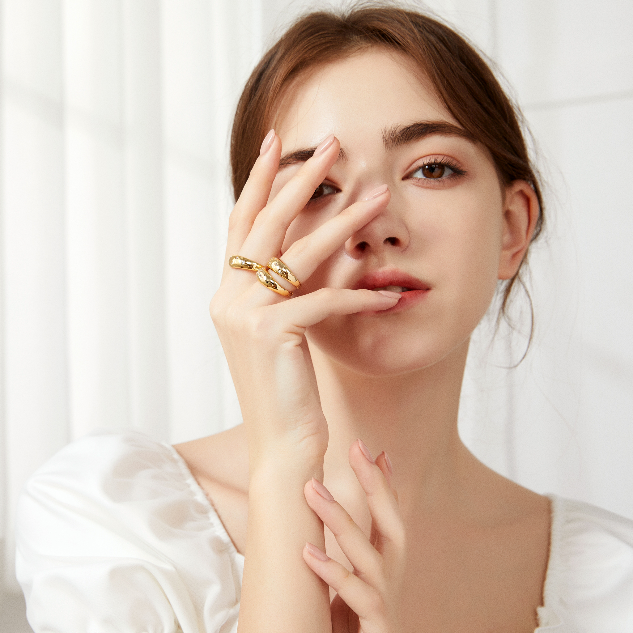 Radiance Supernova Dome Ring - Yellow Gold