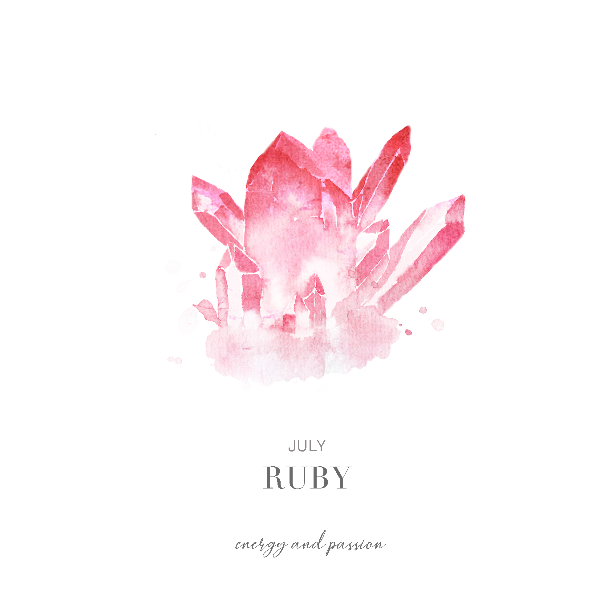 Passion of Life - July Birthstone Ring (Ruby)