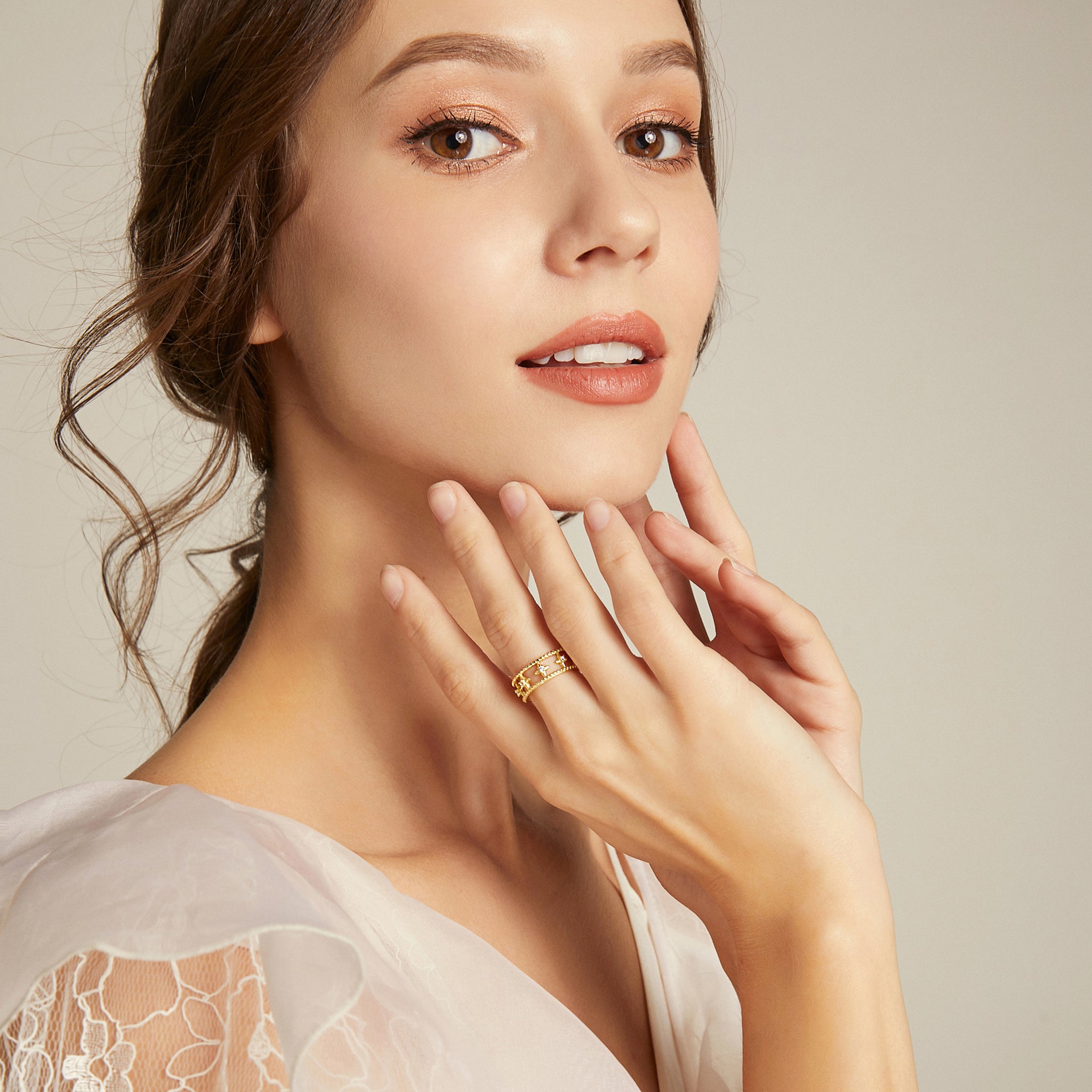 Star Crossed Ring - Yellow Gold