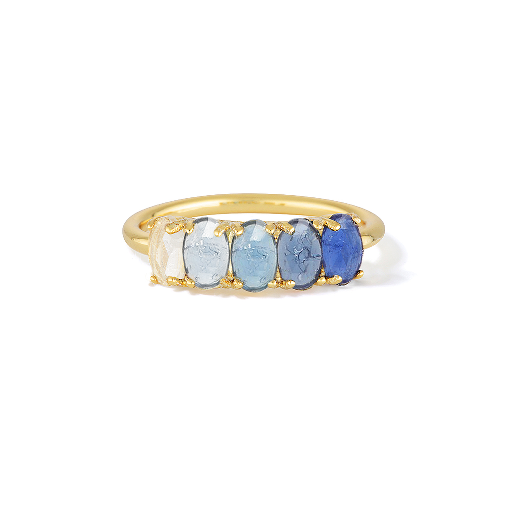 Awaken Intelligence September Birthstone Ring (Sapphire