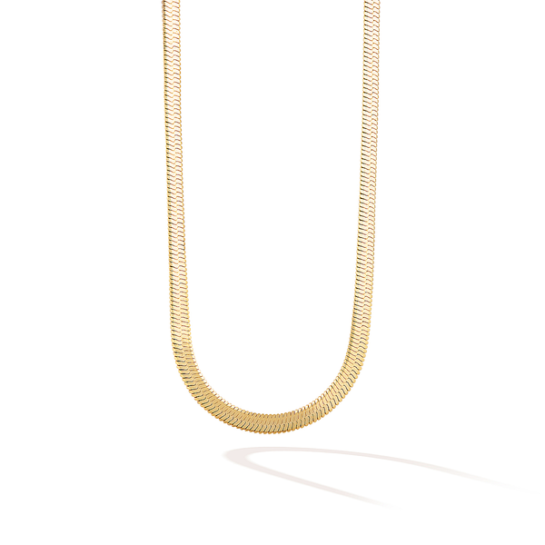 The 5th Avenue Snake Chain Choker - Yellow Gold