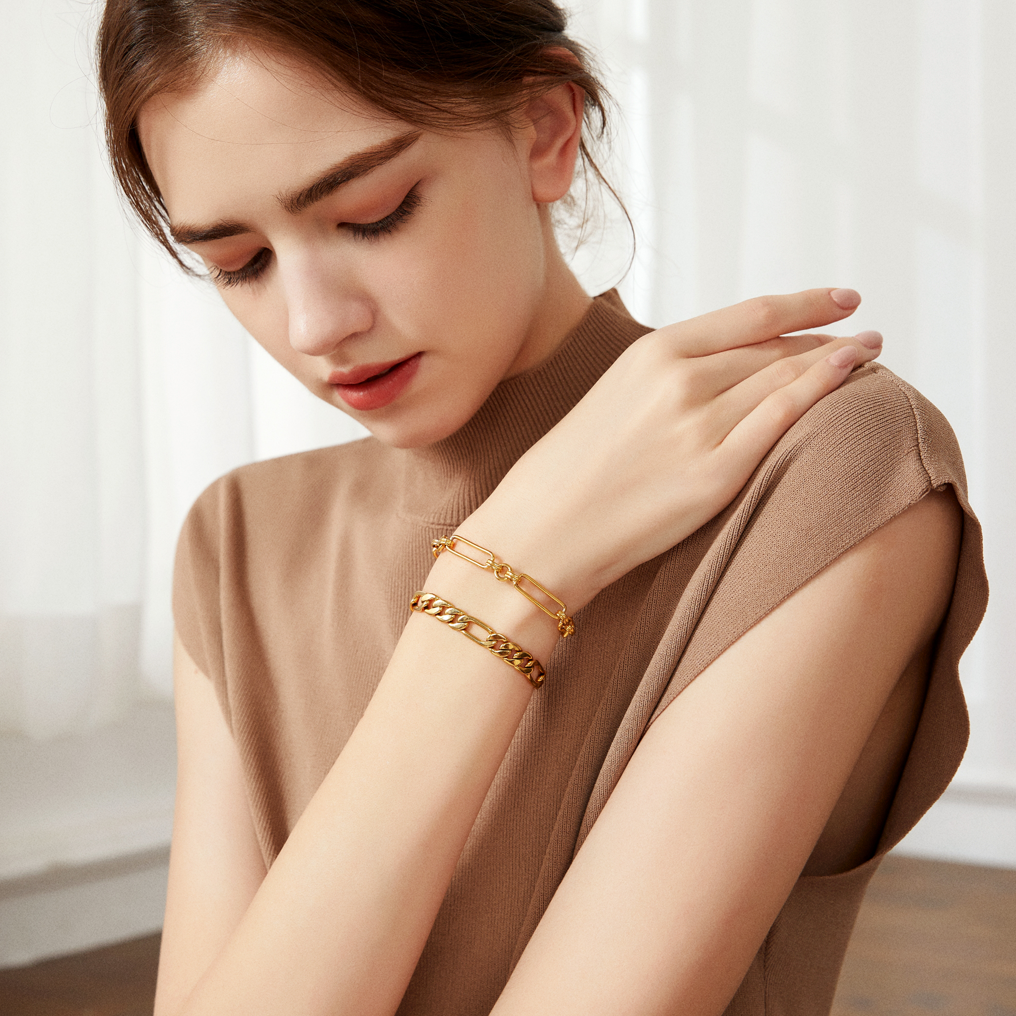 Athena Link Bracelet - Silver