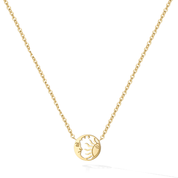 Selenelion Necklace - Yellow Gold
