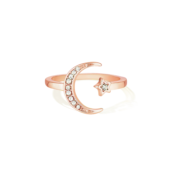 Wish Upon the Sparkling Sky Ring - Rose Gold
